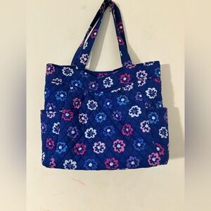 Vera Bradley Villager Tote Shoulder Bag in Ellie Flowers